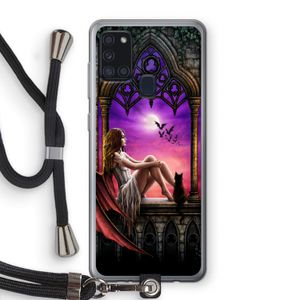 Kinderen van de nacht: Samsung Galaxy A21s Transparant Hoesje met koord