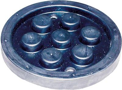 BUSCHiNG Rubber pad 130mm round f.hebebuehnen