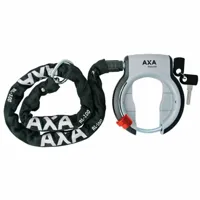 AXA Defender Ringslot Grijs + RLC100 Plus insteekketting Zwart
