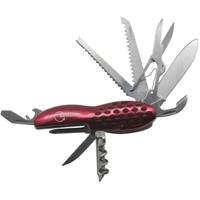 Benson Zwitsers zakmes - rood - RVS - 12 functies - multifunctioneel