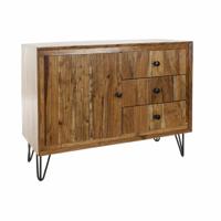 Dressoir DKD Home Decor Bruin Zwart Lichtbruin Acacia 100 x 40 x 77 cm