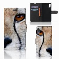 Sony Xperia XZ | Sony Xperia XZs | Telefoonhoesje | Met pasjeshouder | Cheetah
