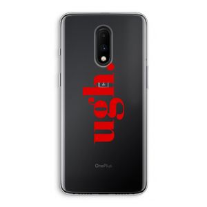 Ugh: OnePlus 7 Transparant Hoesje