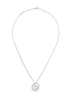 Boucheron collier à pendentif en diamants - Argent