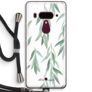 Branch up your life: HTC U12+ Transparant Hoesje met koord
