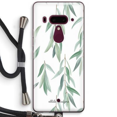 Branch up your life: HTC U12+ Transparant Hoesje met koord
