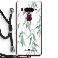 Branch up your life: HTC U12+ Transparant Hoesje met koord