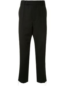 Haider Ackermann pantalon texturé à détail de chaîne - Noir