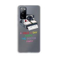 Smile: Samsung Galaxy S20 FE / S20 FE 5G Transparant Hoesje