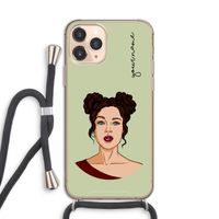 Pop-Art Creator: iPhone 11 Pro Transparant Hoesje met koord