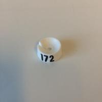 MB wit/zwart 172 voor op kledinghanger