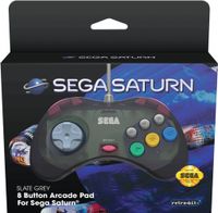 Retro-Bit - SEGA Saturn Classic Controller (Slate Grey)