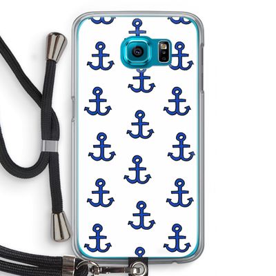 Ankers: Samsung Galaxy S6 Transparant Hoesje met koord