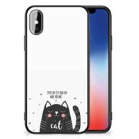 iPhone X | Xs Hoesje Cat Good Day