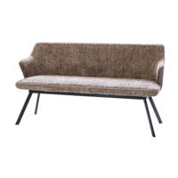 Giga Meubel - Eetkamerbank - Taupe Stof - 160x60x88cm - Taylor