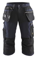Blåkläder Piraatbroek stretch 15971343 | Donker marineblauw/Zwart | Maat 52 - 7330509803042