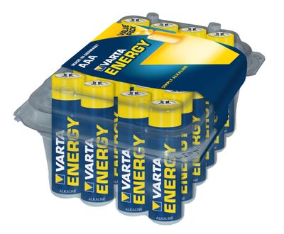 Varta energie batterij aaa/lr03 box 24 stuks