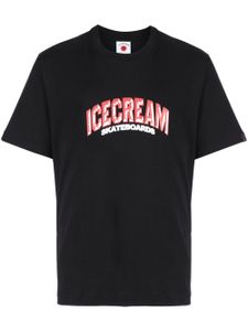 ICECREAM t-shirt en coton à logo imprimé - Noir