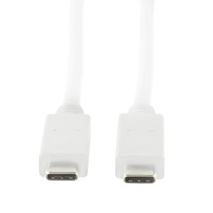 LogiLink CU0131 USB-kabel 1 m USB 3.2 Gen 2 (3.1 Gen 2) USB C Wit