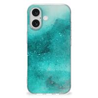 Smartphone hoesje iPhone 16 plus Painting Blue