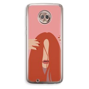 Woke up like this: Motorola Moto G6 Transparant Hoesje