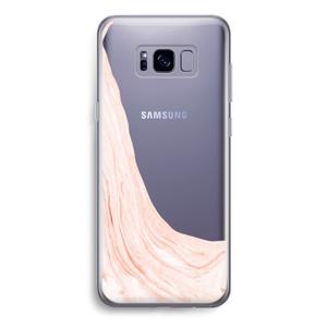 Peach bath: Samsung Galaxy S8 Transparant Hoesje