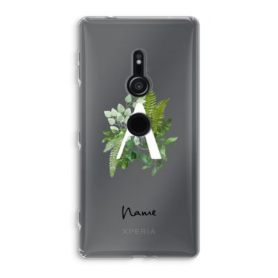 Green Brush: Sony Xperia XZ2 Transparant Hoesje