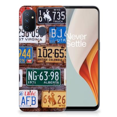 OnePlus Nord N100 | Siliconen hoesje | met foto Kentekenplaten