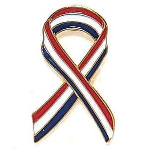 Embleem broche Nederlandse vlag krul 1.5 x 2.5 cm