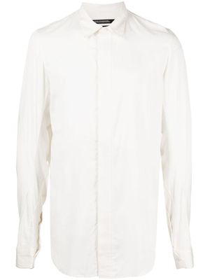 Julius chemise à fermeture dissimulée - Blanc