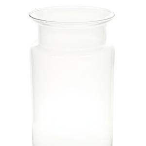 Bellatio design flesvormige vaas glas 30cm type Bose