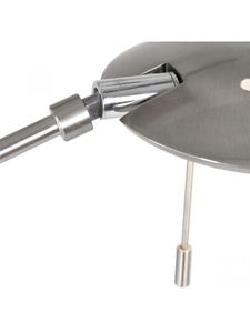 Steinhauer Led vloer leeslamp Zenith 2x6w - 2200K - 118cm RVS 7862ST
