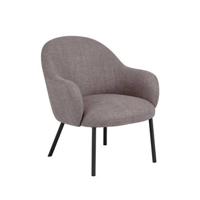 Rebellenclub Lavina Fauteuil - Licht Grijs Bruin