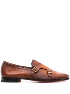 Santoni chaussures Dolorous à boucles - Marron