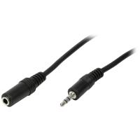 LogiLink CA1054 Jackplug Audio Aansluitkabel 3.00 m Zwart (mat) - thumbnail