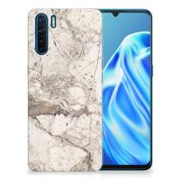 OPPO A91 | TPU | Siliconen hoesje | Marmer Beige