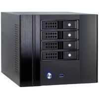 Inter-Tech SC-4004 Mini-tower PC-behuizing Zwart