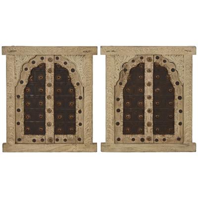 Wanddecoratie Home ESPRIT Beige Natuurlijk Venster 45 X 5 X 51 cm