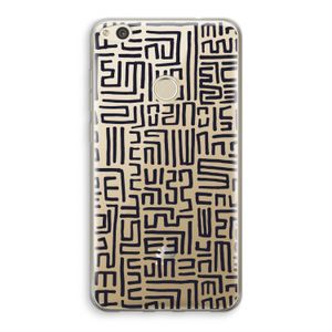 Moroccan Print: Huawei Ascend P8 Lite (2017) Transparant Hoesje