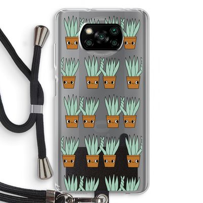 Sansevieria: Xiaomi Poco X3 Pro Transparant Hoesje met koord