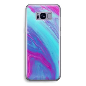 Zweverige regenboog: Samsung Galaxy S8 Transparant Hoesje