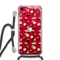 Sushi time: iPhone SE 2020 Transparant Hoesje met koord
