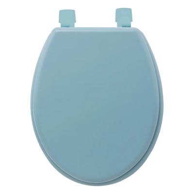 5Five Toiletbril Colors - lichtblauw - MDF/HDF hout - universeel - standaard wc bril