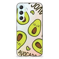 Samsung Galaxy S23 FE Telefoonhoesje met Naam Avocado Singing - thumbnail