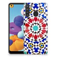 Samsung Galaxy A21 | TPU | Siliconen hoesje | Mozaïek