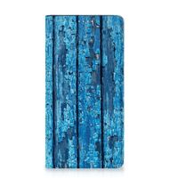 Samsung Galaxy A54 Book Wallet Case Wood Blue