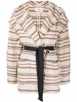 MARANT ÉTOILE manteau Josialo à broderies - Tons neutres
