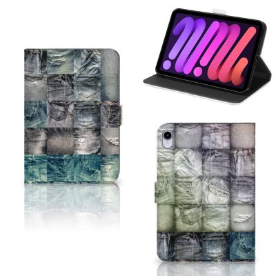 Tablet Hoes met standaard iPad Mini 6 (2021) Spijkerbroeken Tablet Hoes met standaard iPad Mini 6 (2021) Spijkerbroeken