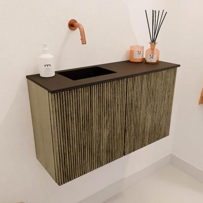 Toiletmeubel Mondiaz Joya | 70 cm | Meubelkleur Dusk | Faye wastafel Urban Links | Zonder kraangat(en)