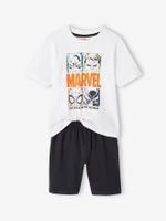 Tweekleurige pyjashort voor jongens Marvel® Avengers antraciet - thumbnail
